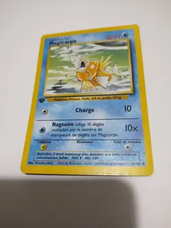 Mint French Magikarp Magicarpe Base 1st Edition Pokemon 35/102 Card - Image 1