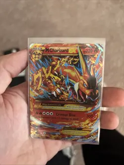 Pokemon Mega-Charizard-EX TCG Flashfire Holo Card 107/106 - Image 1
