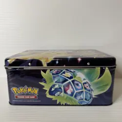 Pokemon TCG Terastal Pikachu Collectors Tin Empty Storage Tin Genuine - Image 4