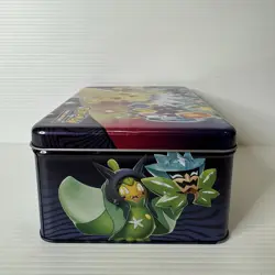 Pokemon TCG Terastal Pikachu Collectors Tin Empty Storage Tin Genuine - Image 5