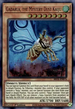 Yu-Gi-Oh! Gadarla, the Mystery Dust Kaiju 1st Ed. BROL-EN074 Ultra Rare NM/LP x1 - Image 1