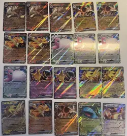 Pokemon TCG 38 Card Lot of Ex's & AR’s Japanese Charizard Blastoise Machoke + - Image 1