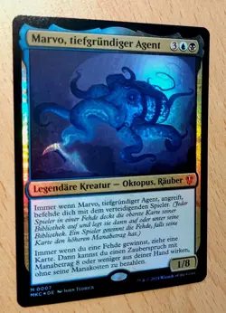 Mtg Magic: # FOIL # Marvo, tiefgrundiger Agent, Deep Operative, DEUTSCH, Mythic - Image 1