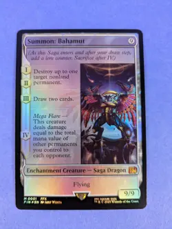 MTG Magic: FINAL FANTASY: Summon: Bahamut Foil #0001 Mythic - NM - Image 1