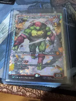 Raphael The Nightwatcher Showcase Fracture Foil Tmnt 297 Magic The Gathering - Image 1