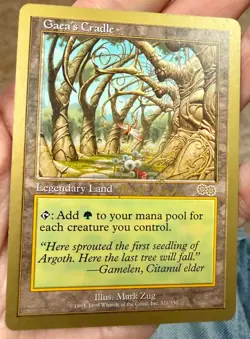 MTG-(Magic The Gathering)-Gaea's Cradle #4 NM 99 World Championship (Matt Linde) - Image 3