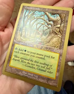 MTG-(Magic The Gathering)-Gaea's Cradle #4 NM 99 World Championship (Matt Linde) - Image 4
