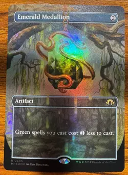 Emerald Medallion #345 · Modern Horizons 3 · Borderless · Foil - Image 1