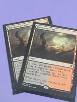 MTG Magic: Khans of Tarkir: Bloodstained Mire #230/269 Rare - NM - Image 3