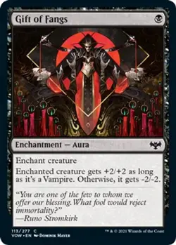 NM Foil - Gift of Fangs [VOW - 113] Innistrad: Crimson Vow - Image 1