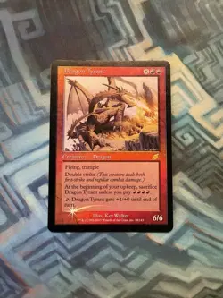 MTG Foil Dragon Tyrant LP-/MP+ Scourge - Image 1