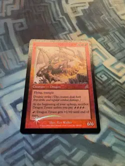 MTG Foil Dragon Tyrant LP-/MP+ Scourge - Image 2