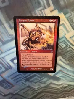 MTG Foil Dragon Tyrant LP-/MP+ Scourge - Image 3