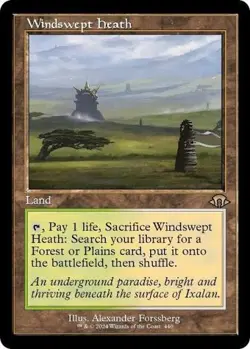 Magic The Gathering, Windswept Heath (Retro Frame) - Modern Horizons 3 Near Mint - Image 1