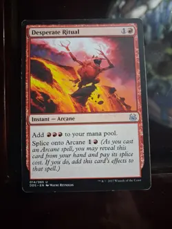 x1 Desperate Ritual | Duel Decks: Mind vs. Might | NM | Regular - Image 1