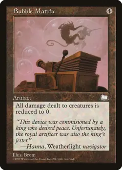Bubble Matrix Weatherlight PLD Artifact Rare MAGIC GATHERING CARD ABUGames - Image 1