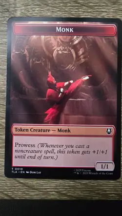 Monk // Food (0021) Double-Sided Token Avatar: The Last Airbender 10 // 21 NM - Image 1