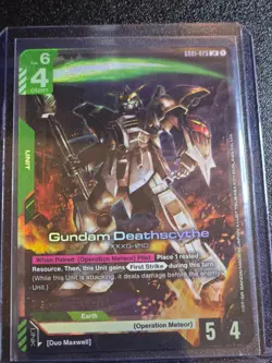 Gundam Deathscythe Foil - GD01-025 NM - Gundam TCG Card Game LR - Image 1