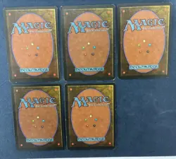 MTG HOMELANDS LAND SET OF 5 TRIPLE MANA LAND CASTLE SENGIR KOSKUN FALLS WIZARDS - Image 2