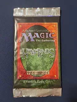 HOMELANDS MAGIC THE GATHERING Factory Sealed Booster Pack English 742818065085 - Image 1