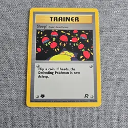 Sleep! Rockets Secret Machine 1st Edition Team Rocket 79/82 WOTC Vintage Pokemon - Image 1