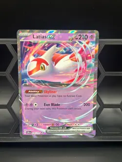 Latias ex 076/191 Double Rare Surging Sparks Pokemon Holo Near Mint - Image 1