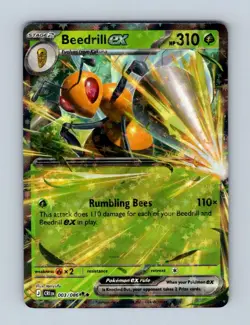 Beedrill ex 003/086 Double Rare Chaos Rising Pokemon Holo Near Mint - Image 1
