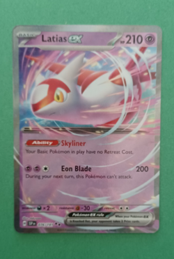 Pokemon Surging Sparks 076/191 Latias ex Double Rare - Image 1