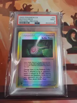 PSA 9 MINT 2003 Pokemon Ex Dragon Reverse Foil Buffer Piece #83 DPK79 - Image 1