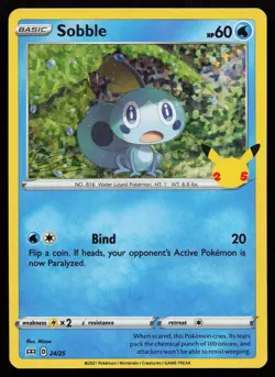 Sobble 024/025 McDonald's 25th Anniversary Promos Holo POKEMON NM 2021 - Image 1