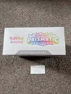 Pokemon TCG: S&V Prismatic Evolutions Elite Trainer Box Sealed In-hand - Image 5