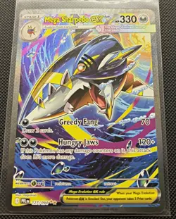 Pokemon TCG Mega Sharpedo Ex 127/094 ME02 SIR Holo - Image 1
