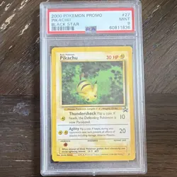 2000 Pokemon TCG Pikachu 27/53 Wotc Promo Black Star Regular PSA 9 FAST SHIPPING - Image 1