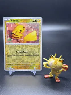 Pikachu 051/162 Pokemon SV05: Temporal Forces Reverse Holo - NM - Image 1
