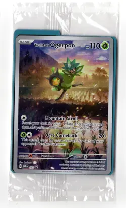 Teal Mask Ogerpon 123 Sv: Scarlet & Violet Promo Cards Holo. SEALED!! - Image 1