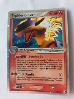 Pokemon TCG Typhlosion Ex 110/115 Unseen Forces Holo Ultra Rare Vintage NM - Image 1