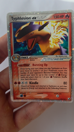 Pokemon TCG Typhlosion Ex 110/115 Unseen Forces Holo Ultra Rare Vintage NM - Image 2