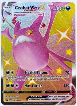 Crobat VMAX SWSH099 Sword & Shield Promo Holo Pokemon - Image 1