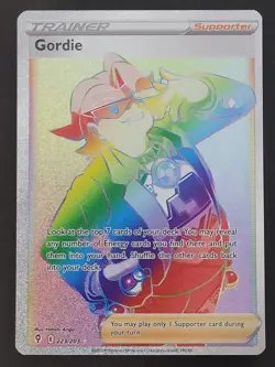 Gordie 223/203 Secret Rainbow Rare Evolving Skies Pokemon TCG - Image 1