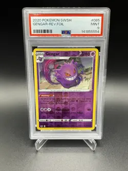 PSA 9 Gengar 085/202 Reverse Holo SWSH POKEMON 2017 - Image 1