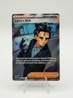 Larry's Skill 139 Ultra Rare Prismatic Evolutions Pokemon Holo Near Mint - Image 1