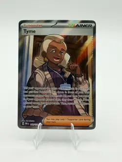 Tyme 143 Ultra Rare Prismatic Evolutions Pokemon Holo NM - Image 1