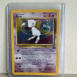 Pokemon Mew (9) Promo WoTC Promo 09/53 Holo Swirl LP see photos - Image 1