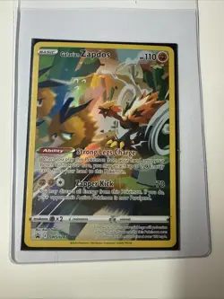 Galarian Zapdos SWSH283 SWSH: Sword & Shield Promo Cards Holo W/ Code Card - Image 3