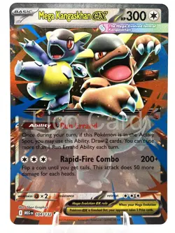 MEGA KANGASKHAN EX 104/132 DOUBLE RARE MEGA EVOLUTION NM/M POKEMON HOLO - Image 1