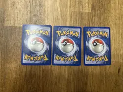 Set of 3 Pokemon Nurse 145/165 Expedition Base Set English Uncommon 2002Sugimori - Image 2