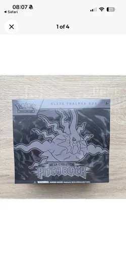 Pokemon TCG Pitch Black ETB Elite Trainer Box Sealed In Hand - Image 1