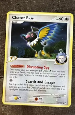 Chatot G Uncommon 54/147 Pokemon Supreme Victors English LP - Image 1