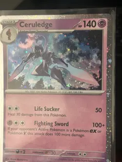 Ceruledge Pokemon Paldea Evolved 098/193 Cosmos Holo Promo NM - Image 1