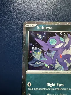 Sableye 136/193 Cosmos Holo - Pokemon Paldea Evolved NM - Image 2